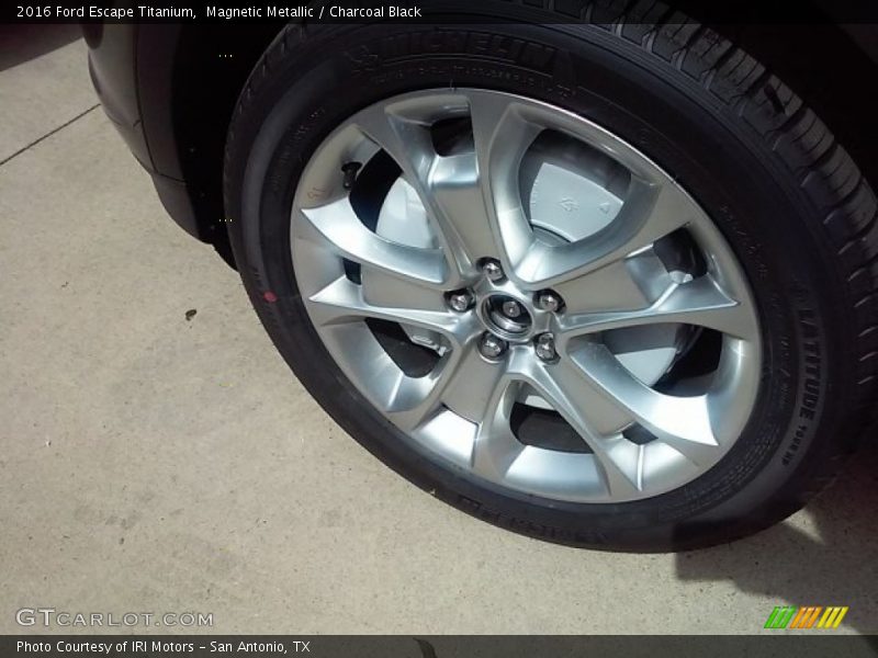 Magnetic Metallic / Charcoal Black 2016 Ford Escape Titanium