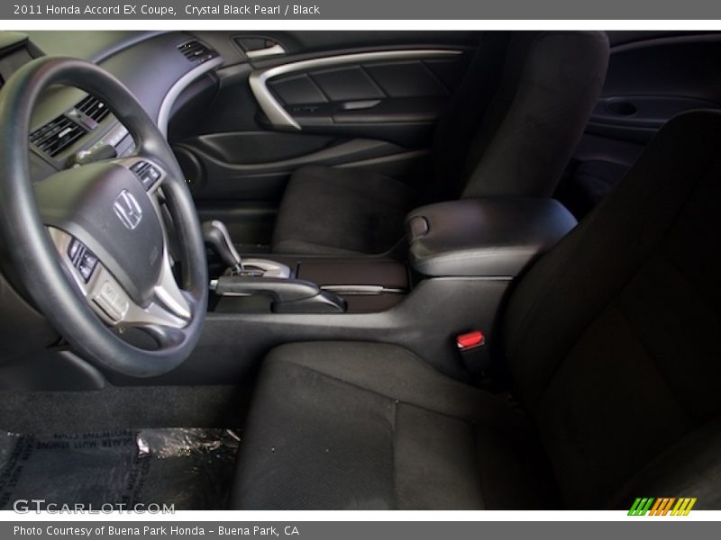 Crystal Black Pearl / Black 2011 Honda Accord EX Coupe