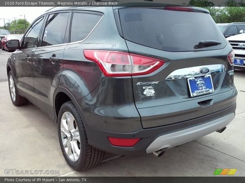 Magnetic Metallic / Charcoal Black 2016 Ford Escape Titanium