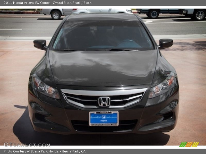 Crystal Black Pearl / Black 2011 Honda Accord EX Coupe