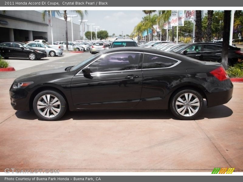 Crystal Black Pearl / Black 2011 Honda Accord EX Coupe