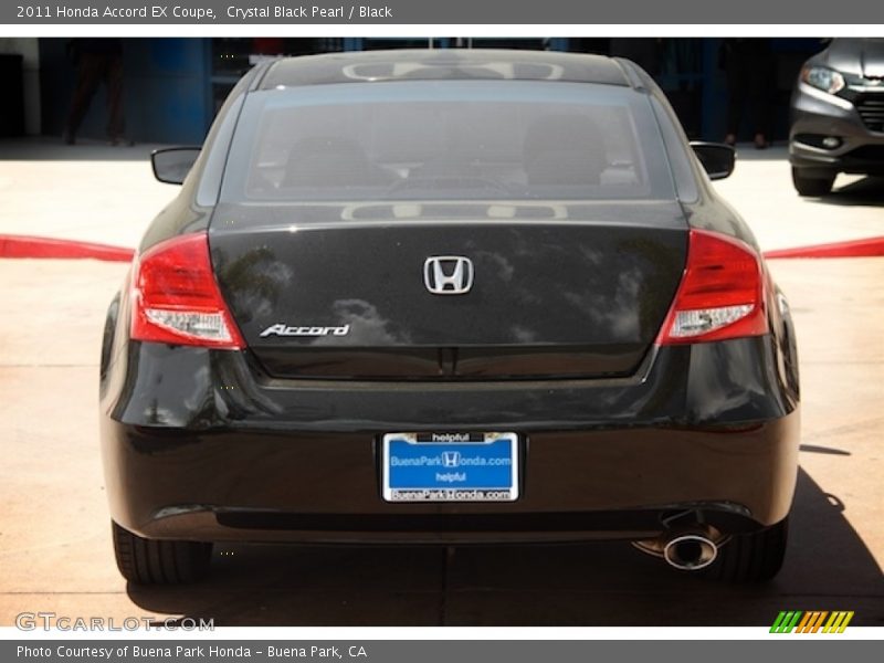 Crystal Black Pearl / Black 2011 Honda Accord EX Coupe