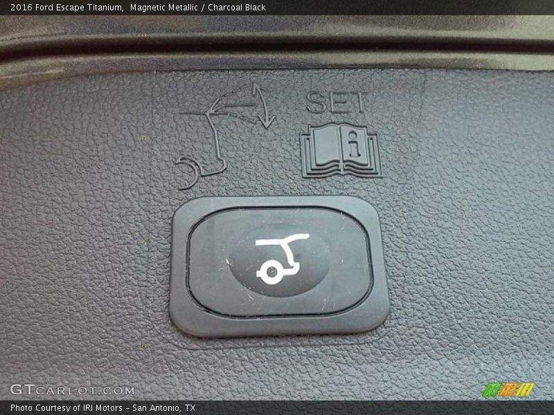 Magnetic Metallic / Charcoal Black 2016 Ford Escape Titanium