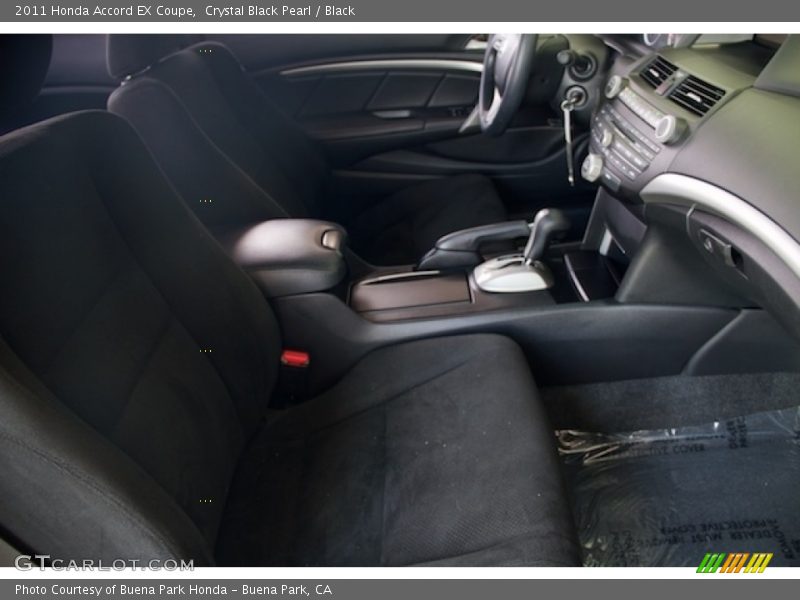 Crystal Black Pearl / Black 2011 Honda Accord EX Coupe
