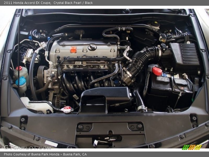 Crystal Black Pearl / Black 2011 Honda Accord EX Coupe