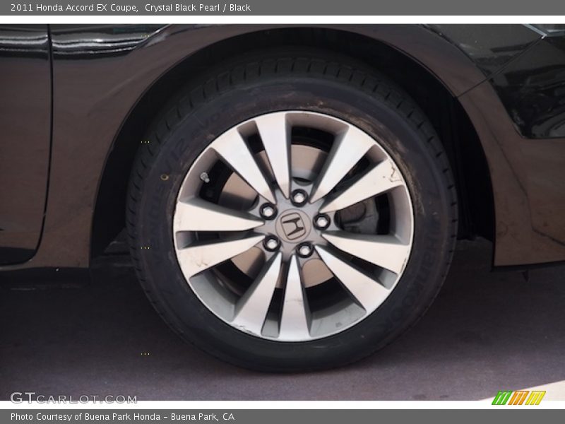 Crystal Black Pearl / Black 2011 Honda Accord EX Coupe