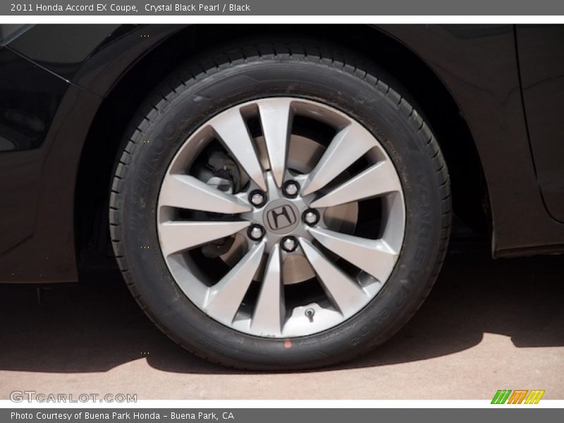Crystal Black Pearl / Black 2011 Honda Accord EX Coupe