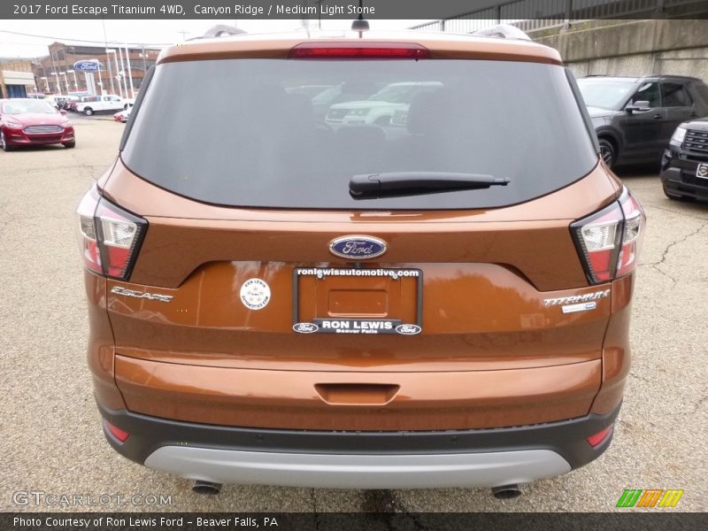 Canyon Ridge / Medium Light Stone 2017 Ford Escape Titanium 4WD