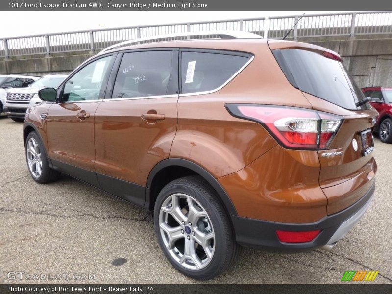 Canyon Ridge / Medium Light Stone 2017 Ford Escape Titanium 4WD