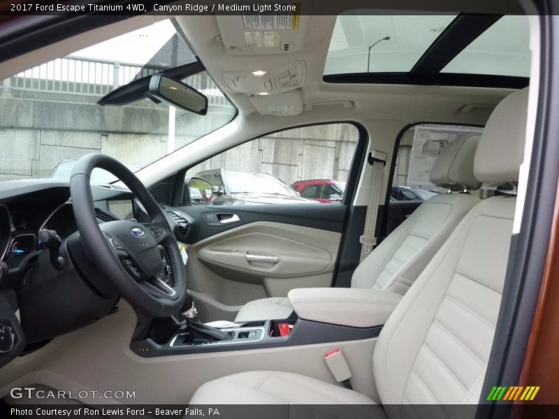 Canyon Ridge / Medium Light Stone 2017 Ford Escape Titanium 4WD