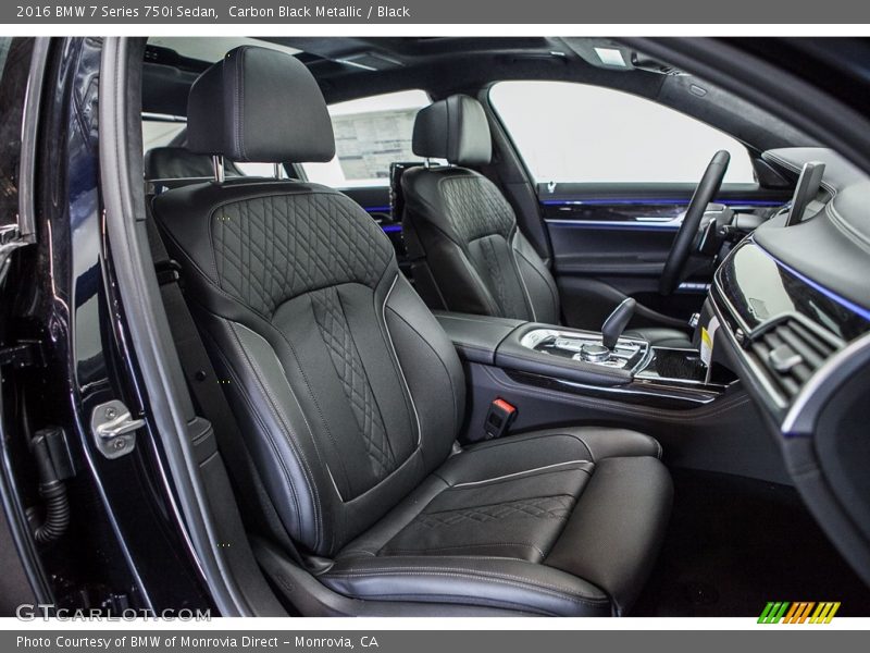  2016 7 Series 750i Sedan Black Interior