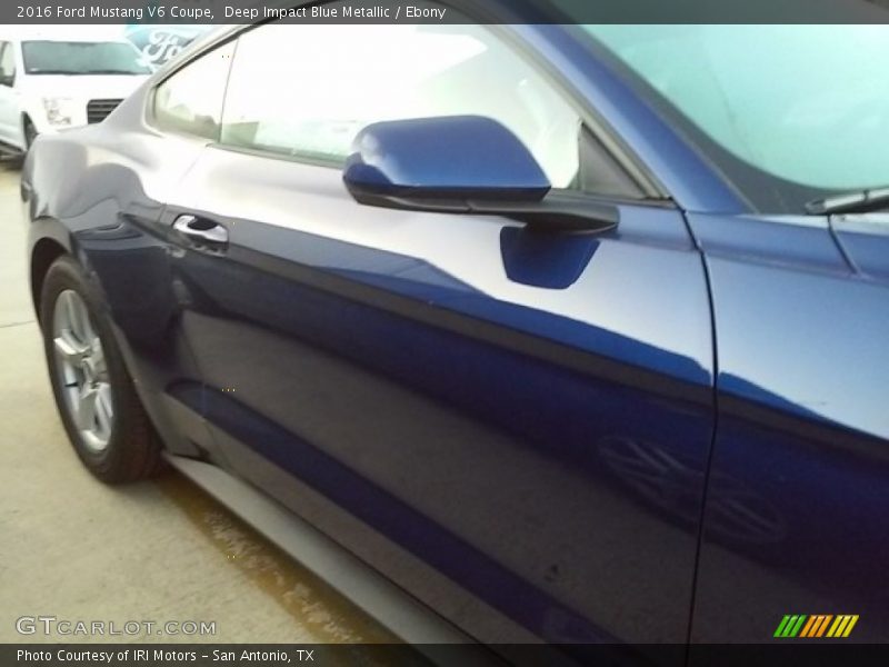 Deep Impact Blue Metallic / Ebony 2016 Ford Mustang V6 Coupe