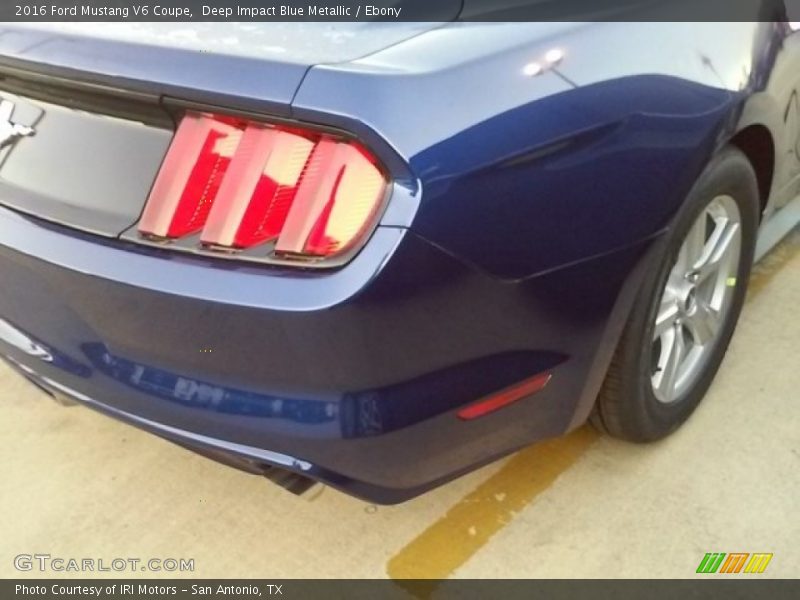 Deep Impact Blue Metallic / Ebony 2016 Ford Mustang V6 Coupe