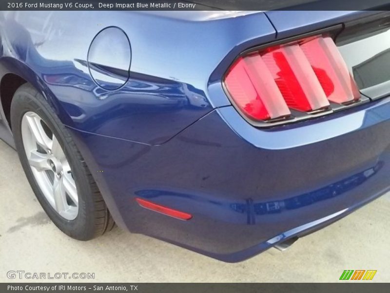 Deep Impact Blue Metallic / Ebony 2016 Ford Mustang V6 Coupe