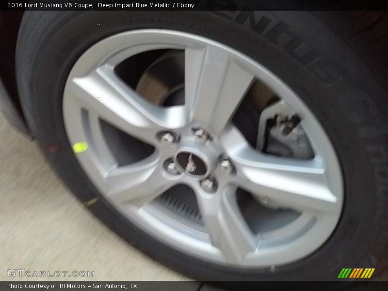 Deep Impact Blue Metallic / Ebony 2016 Ford Mustang V6 Coupe
