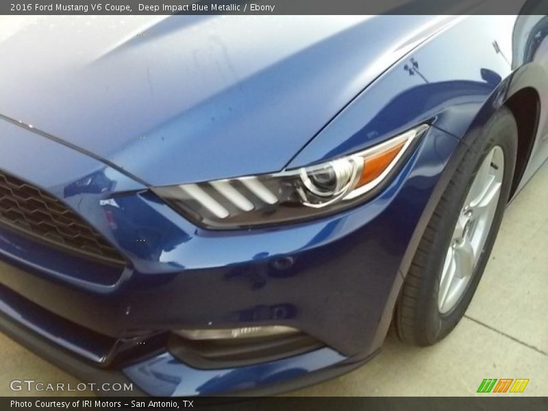 Deep Impact Blue Metallic / Ebony 2016 Ford Mustang V6 Coupe