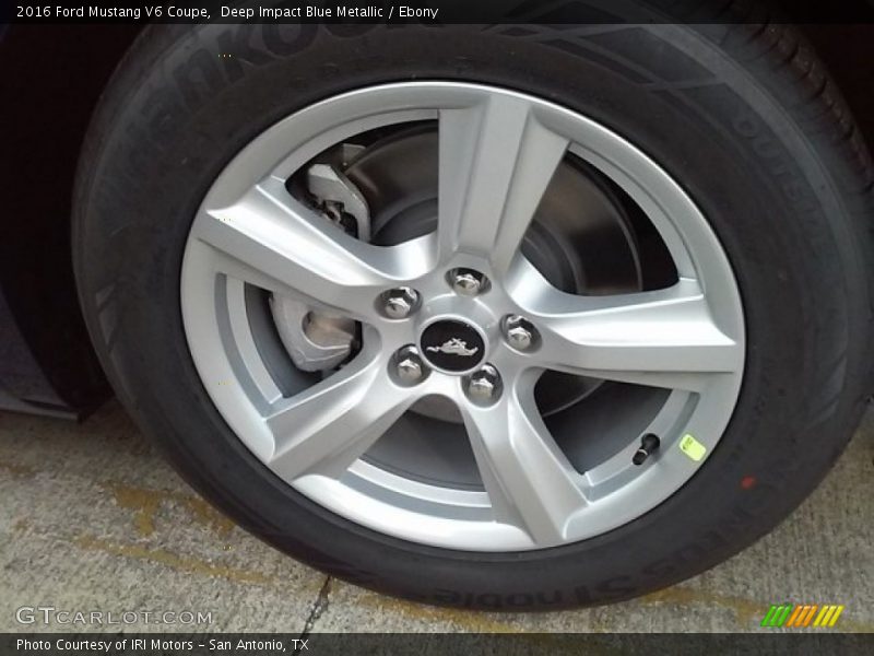 Deep Impact Blue Metallic / Ebony 2016 Ford Mustang V6 Coupe