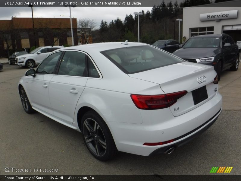 Glacier White Metallic / Atlas Beige 2017 Audi A4 2.0T Premium Plus quattro