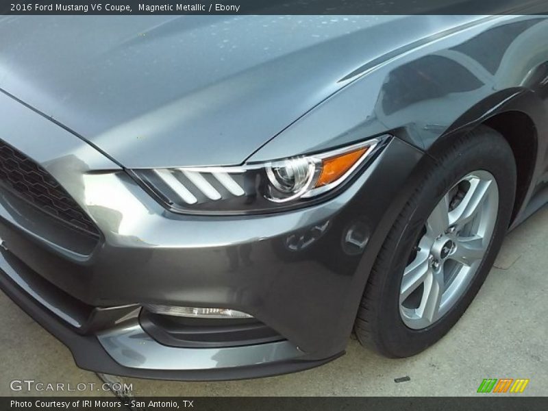 Magnetic Metallic / Ebony 2016 Ford Mustang V6 Coupe