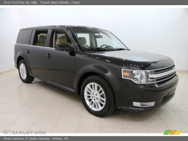 Tuxedo Black Metallic / Dune 2013 Ford Flex SEL AWD