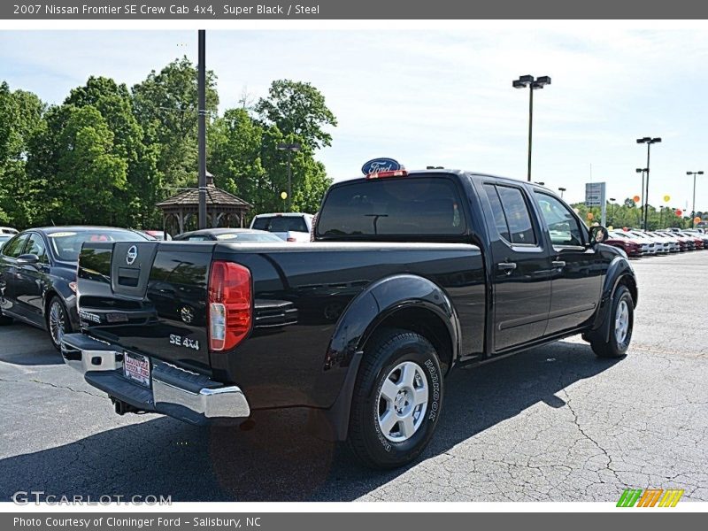 Super Black / Steel 2007 Nissan Frontier SE Crew Cab 4x4