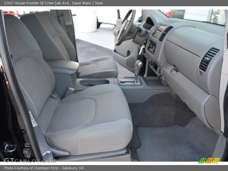 Super Black / Steel 2007 Nissan Frontier SE Crew Cab 4x4