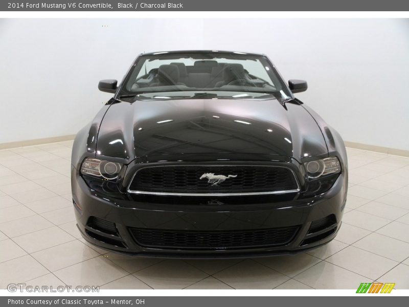 Black / Charcoal Black 2014 Ford Mustang V6 Convertible