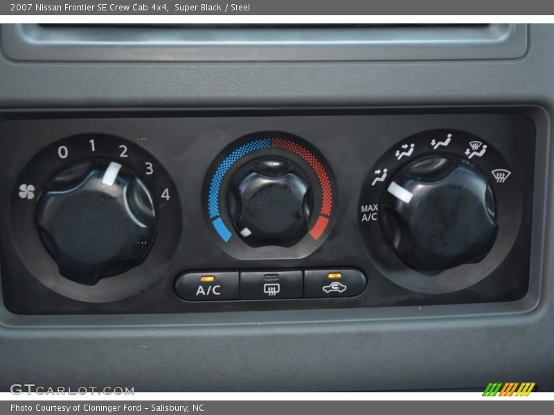 Super Black / Steel 2007 Nissan Frontier SE Crew Cab 4x4
