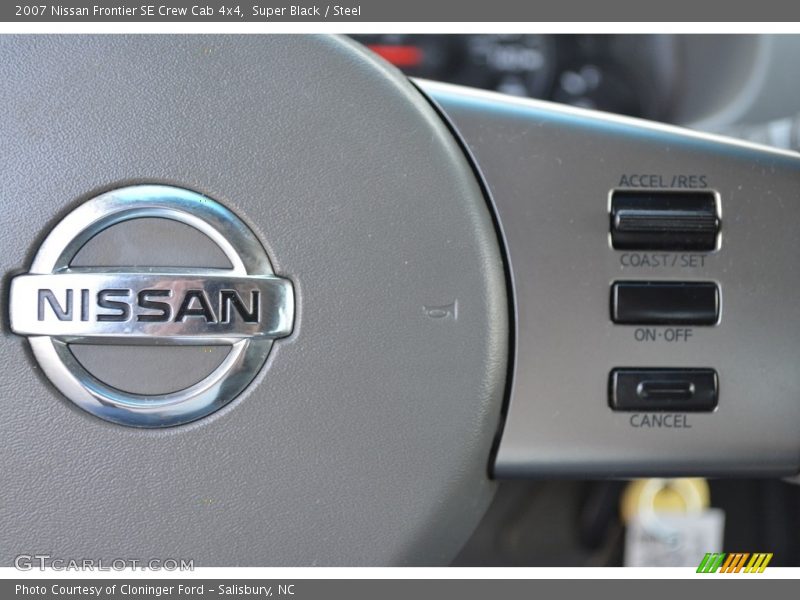 Super Black / Steel 2007 Nissan Frontier SE Crew Cab 4x4