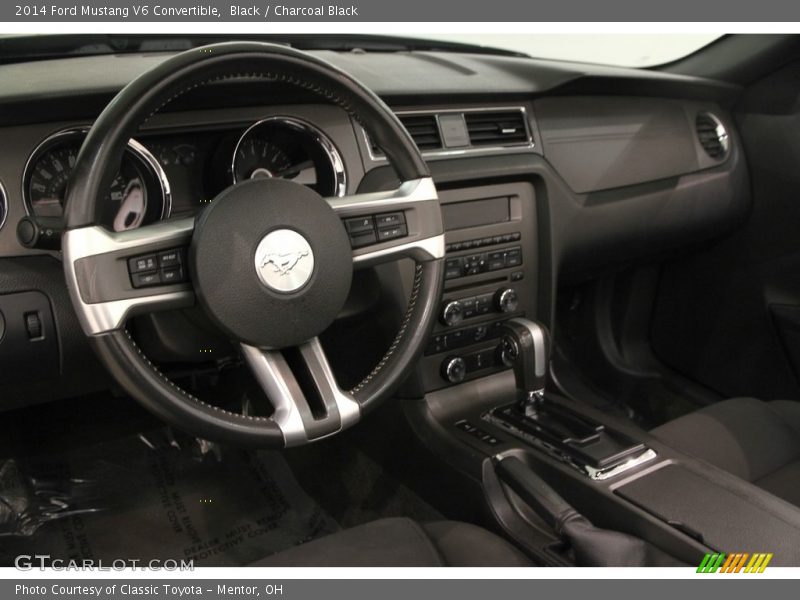 Black / Charcoal Black 2014 Ford Mustang V6 Convertible