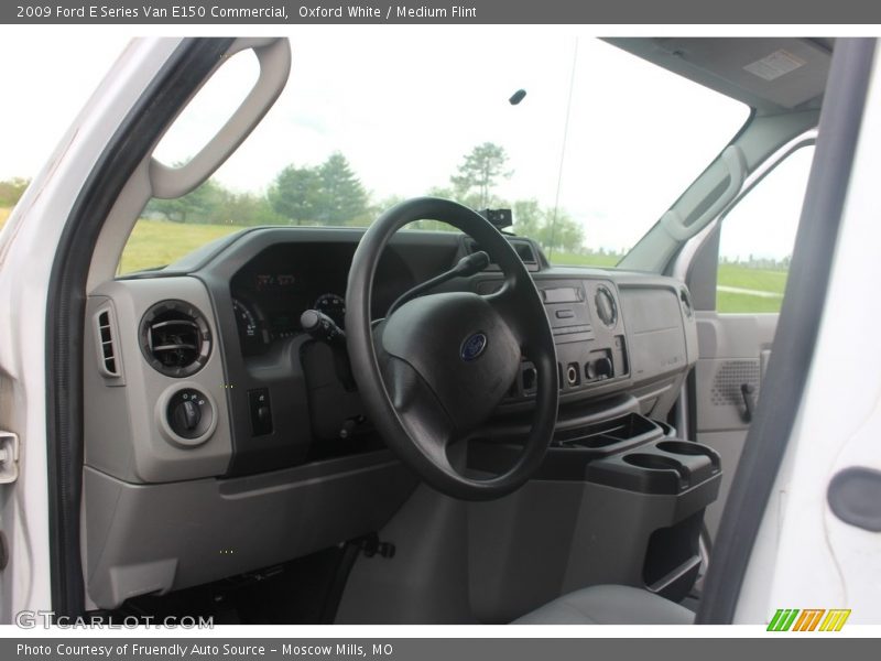 Oxford White / Medium Flint 2009 Ford E Series Van E150 Commercial