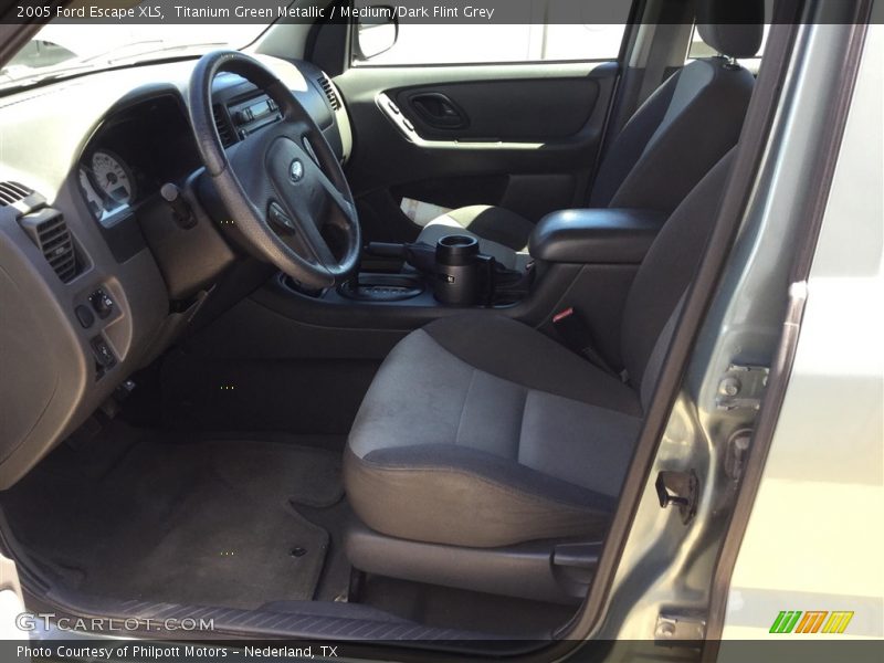 Titanium Green Metallic / Medium/Dark Flint Grey 2005 Ford Escape XLS