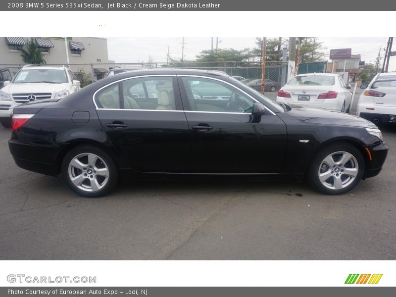 Jet Black / Cream Beige Dakota Leather 2008 BMW 5 Series 535xi Sedan
