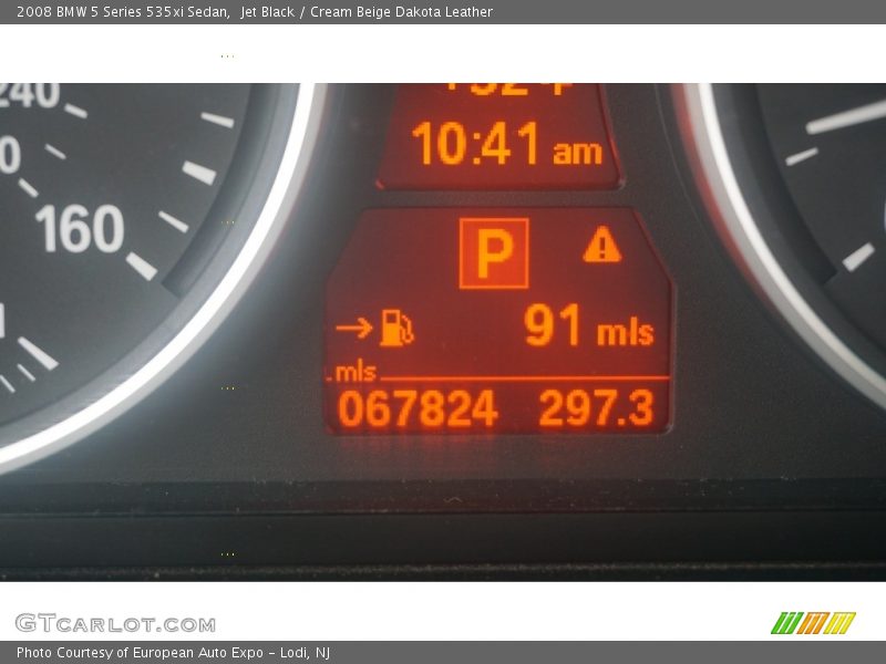 Jet Black / Cream Beige Dakota Leather 2008 BMW 5 Series 535xi Sedan