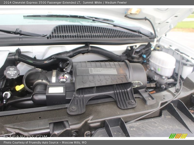 Summit White / Medium Pewter 2014 Chevrolet Express 3500 Passenger Extended LT