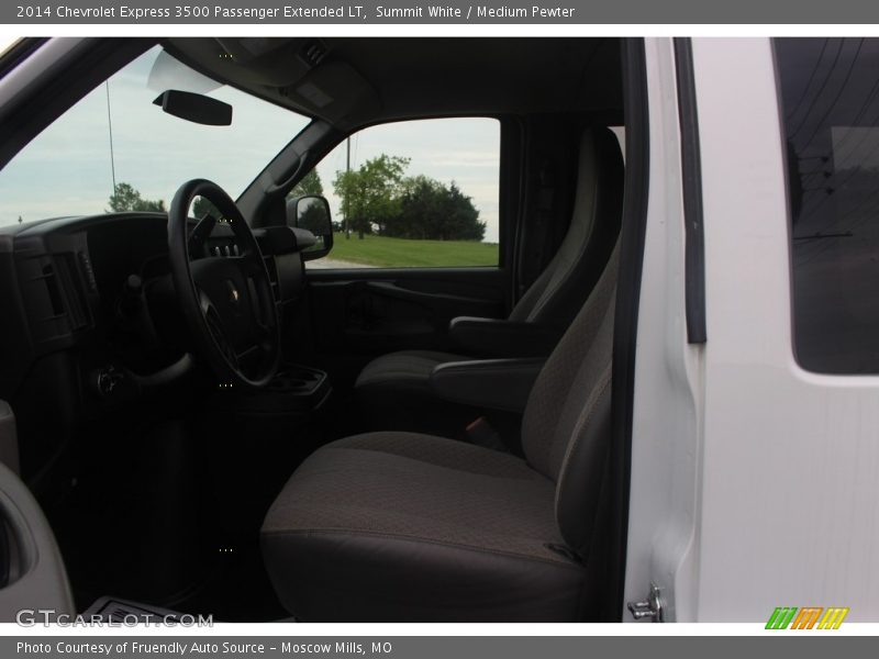 Summit White / Medium Pewter 2014 Chevrolet Express 3500 Passenger Extended LT