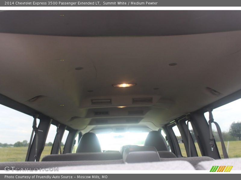 Summit White / Medium Pewter 2014 Chevrolet Express 3500 Passenger Extended LT