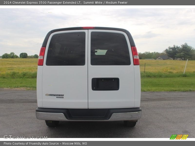 Summit White / Medium Pewter 2014 Chevrolet Express 3500 Passenger Extended LT