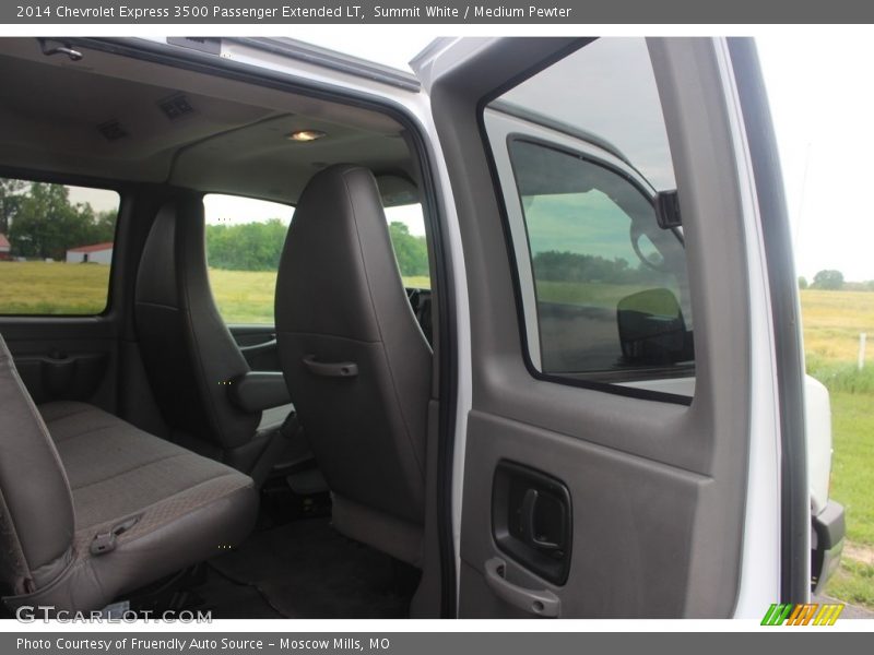 Summit White / Medium Pewter 2014 Chevrolet Express 3500 Passenger Extended LT