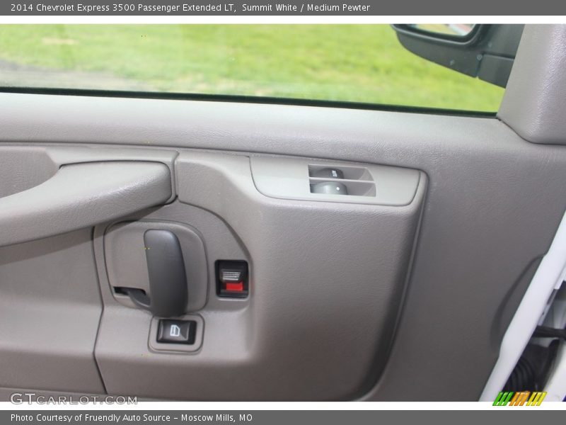 Summit White / Medium Pewter 2014 Chevrolet Express 3500 Passenger Extended LT