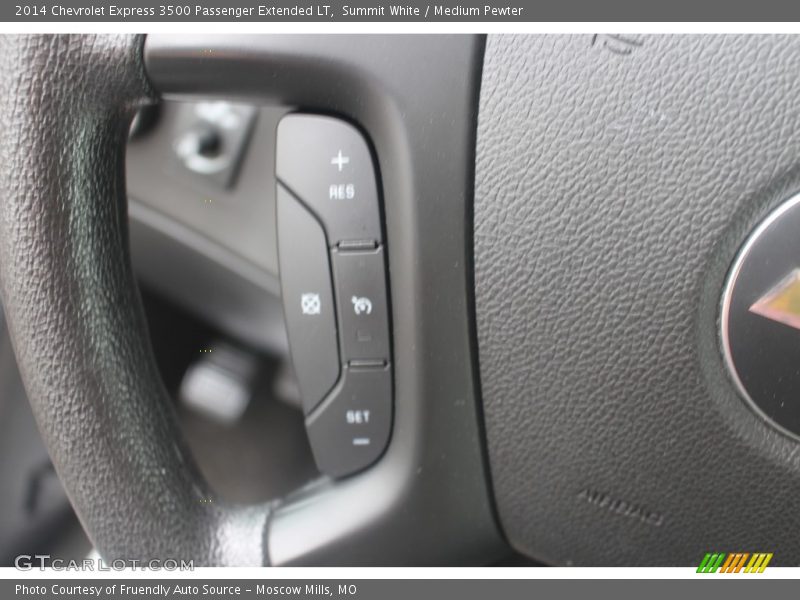 Summit White / Medium Pewter 2014 Chevrolet Express 3500 Passenger Extended LT