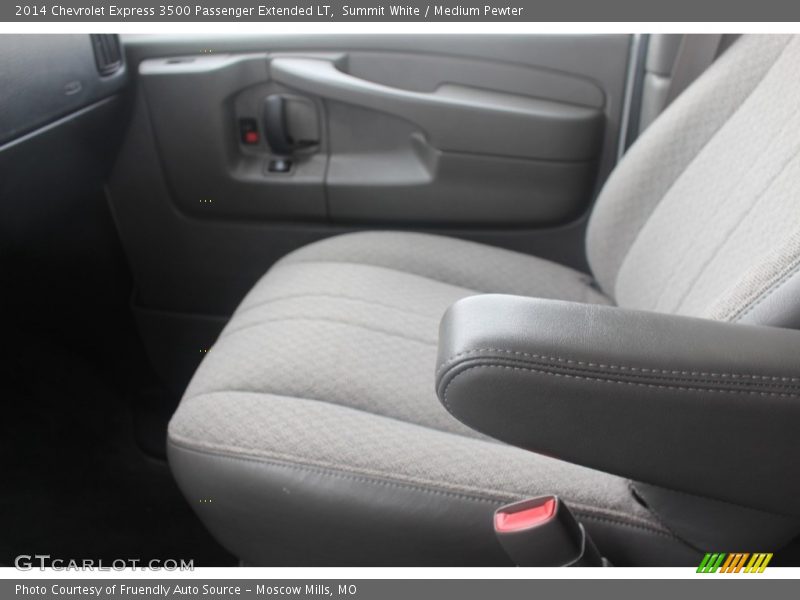 Summit White / Medium Pewter 2014 Chevrolet Express 3500 Passenger Extended LT