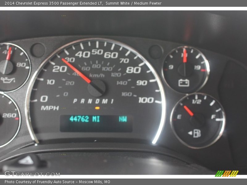 Summit White / Medium Pewter 2014 Chevrolet Express 3500 Passenger Extended LT