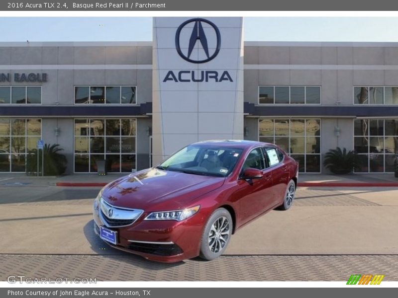 Basque Red Pearl II / Parchment 2016 Acura TLX 2.4