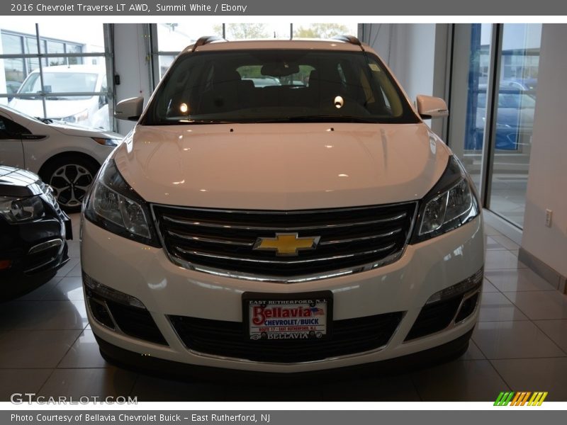 Summit White / Ebony 2016 Chevrolet Traverse LT AWD