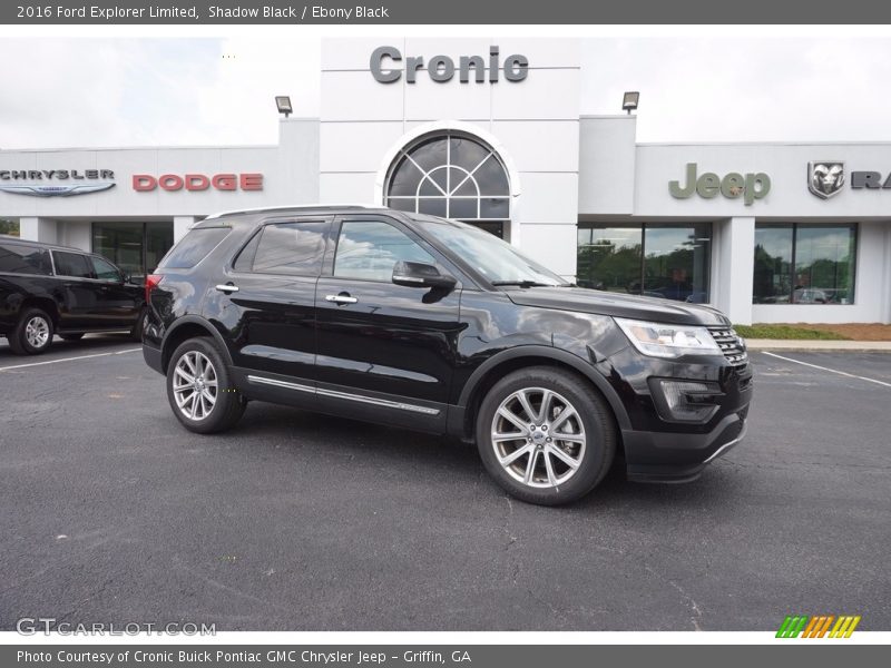 Shadow Black / Ebony Black 2016 Ford Explorer Limited