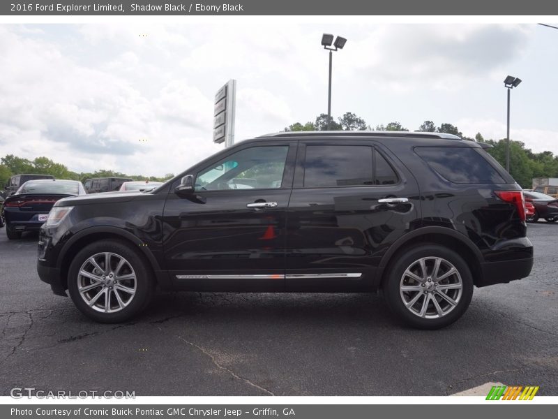 Shadow Black / Ebony Black 2016 Ford Explorer Limited