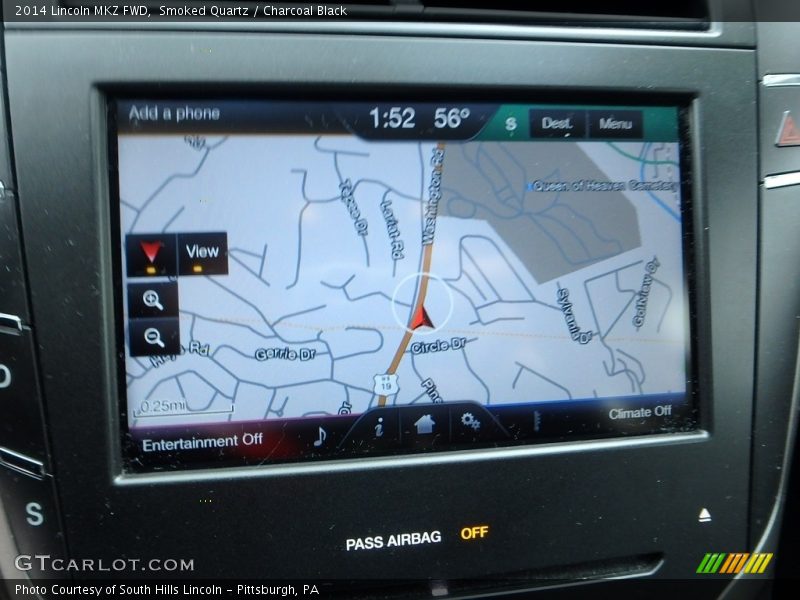 Smoked Quartz / Charcoal Black 2014 Lincoln MKZ FWD
