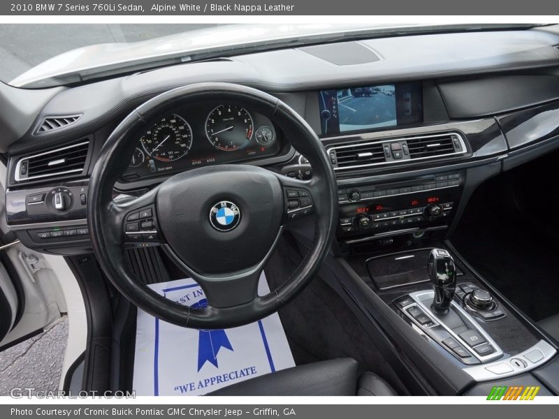 Dashboard of 2010 7 Series 760Li Sedan