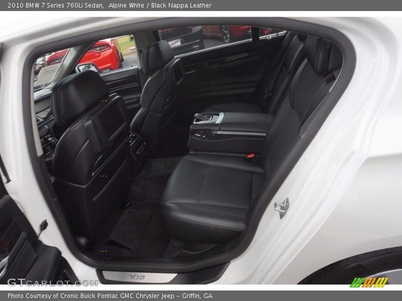 Alpine White / Black Nappa Leather 2010 BMW 7 Series 760Li Sedan